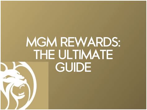 mgm rewards account